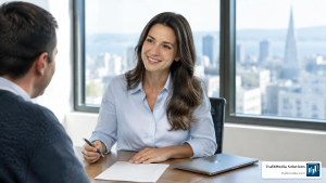 Accountant Meeting a Client at a San Francisco Office