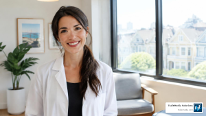 Chiropractor Greeting a Patient at a San Francisco Clinic